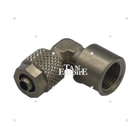 Angled breeze hose connector