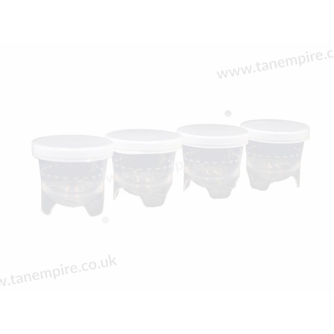 Lotion portioning cups in set with lids - 100 pcs.