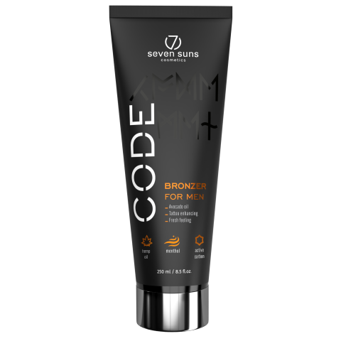 Code Bronzer for Men Tanning lotion 250ml