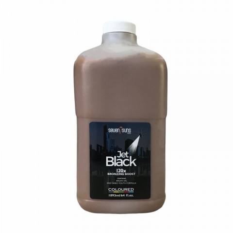 7suns Jet Black 1893ml Bronzer half gallon bottle with pump
