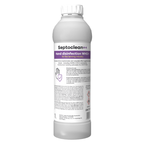 Septoclean ++ WHO-1 hand disinfection fluid 1000 ml