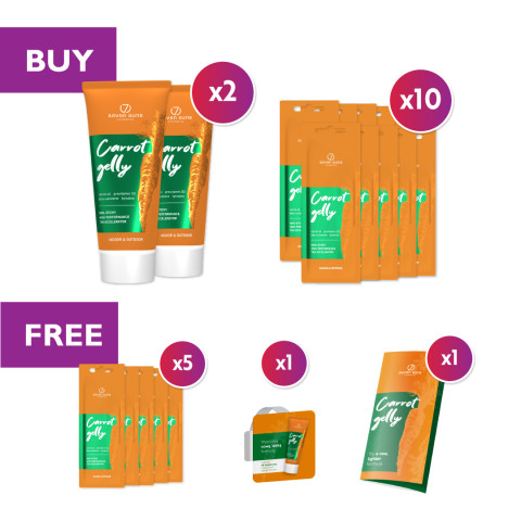7Suns Carrot Gelly Intro Pack (tubes + sachets)