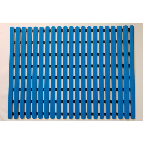 Long durability floor mat 80cm x 60cm - blue