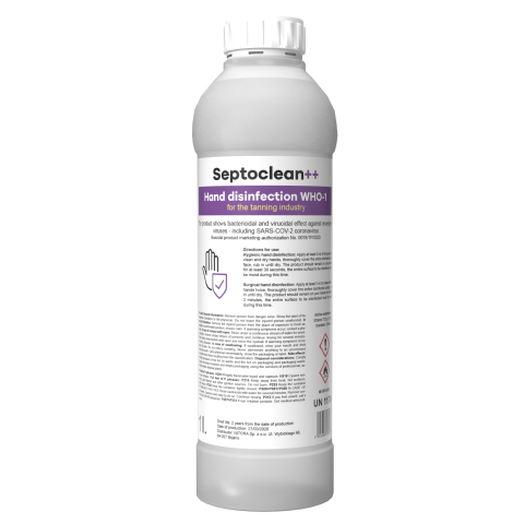Septoclean ++  WHO-1 hand disinfection 1000 ml.
