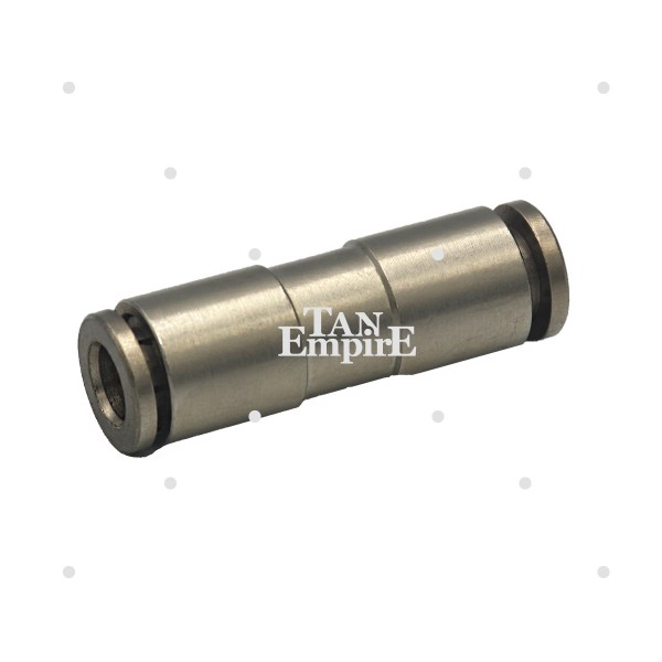 Water hose metal connector straight 6mm