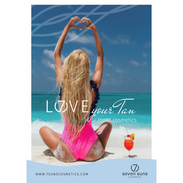  Poster Love your tan A3