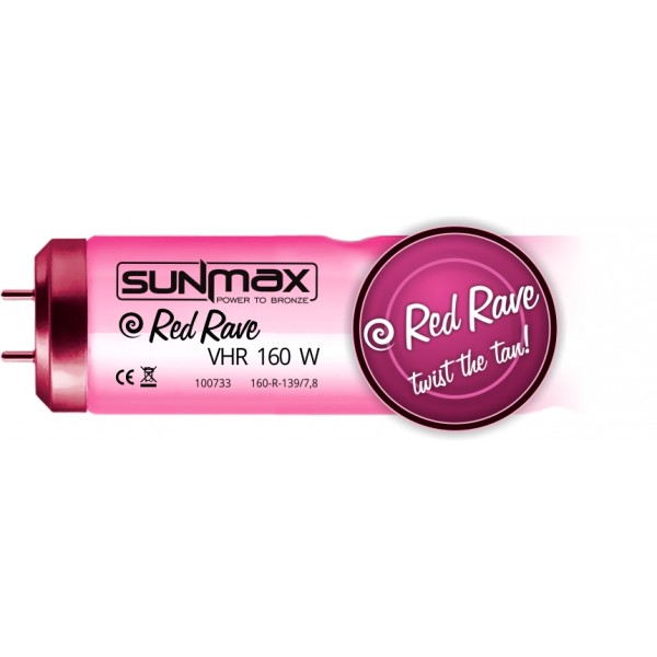 Sunmax Red Rave VHR 160 W 2.6% Tanning lamp 