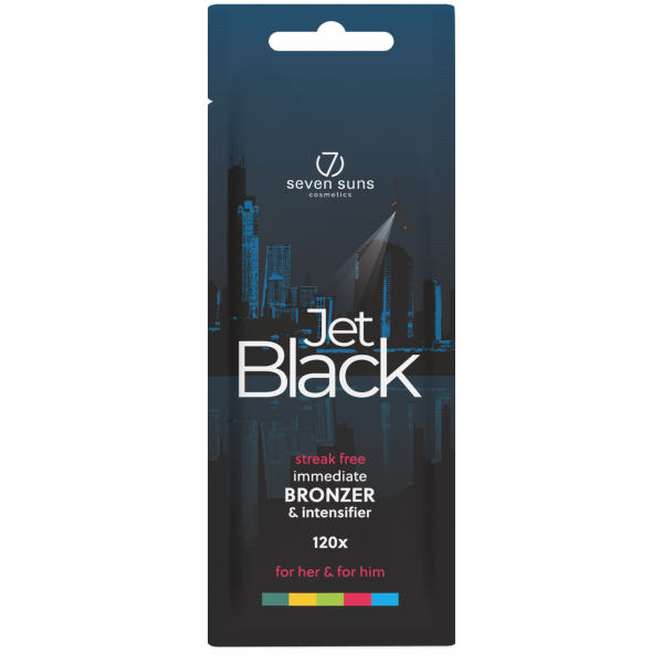 7suns Jet Black 120x strong bronzer 15ml