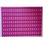 Long durability floor mat 80cm x 60cm - pink