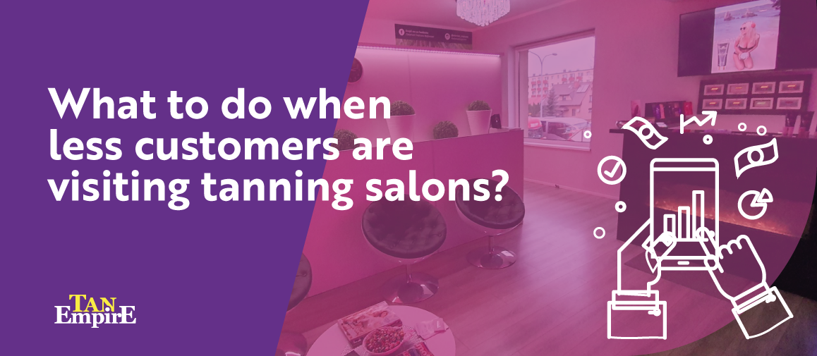 What to do when a salon is visited by fewer clients?